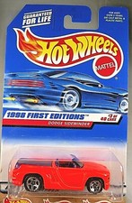 1998 Hot Wheels #634 First Editions 3/40 DODGE SIDEWINDER Orange w/Chrome 5 Sp