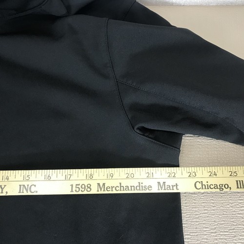 StormTech Performance Softshell Jacket Mens Large Black Blue Zippers Full Zip - Picture 7 of 9