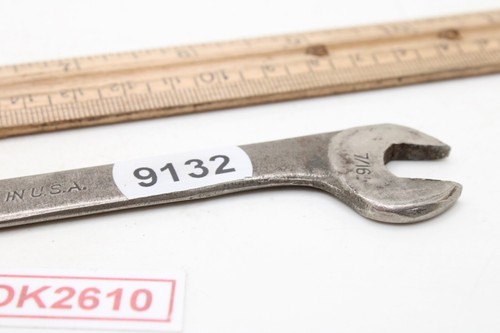 Chrome Molybdenum 17/32" x 7/16" SAE Chrome Open End Tappet Wrench - Picture 2 of 9