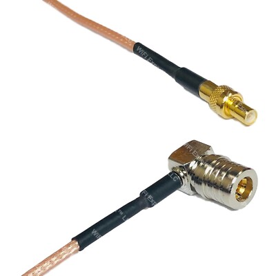 RG316 SMB MALE to QMA MALE ANGLE RF Cable Rapid-SHIP LOT
