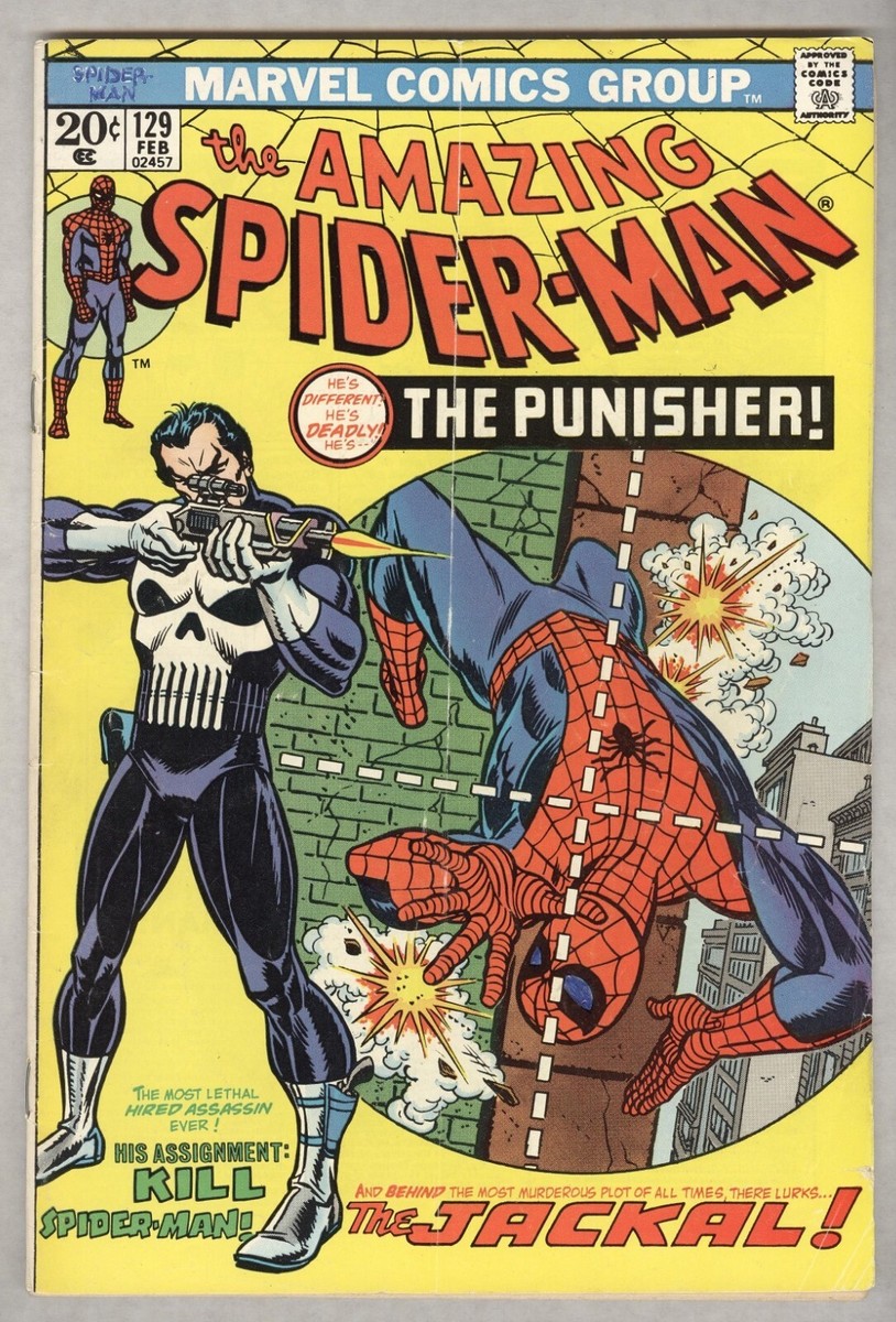 Amazing Spider-Man #129 February 1974 VG- First Punisher | eBay