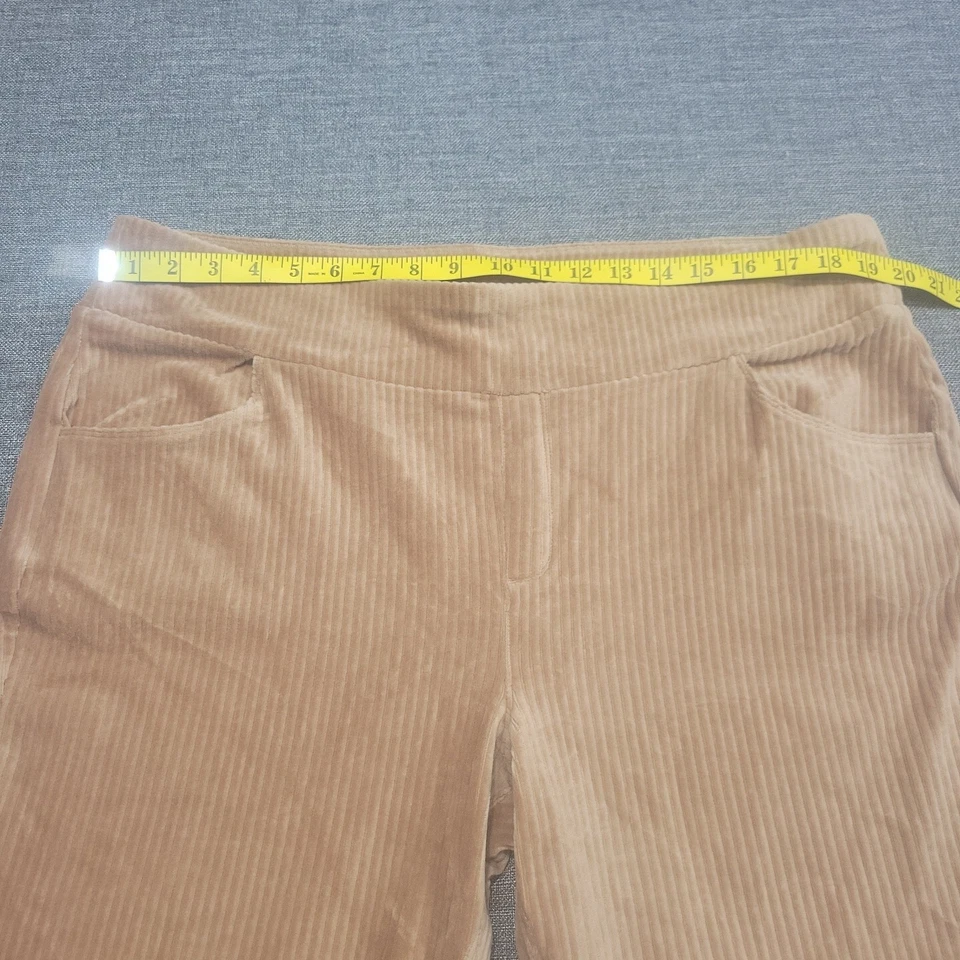 Denim Co 拉踝裤 X-大号栗色弹性 Wasit 现代带口袋 — 第 2/4 张图片