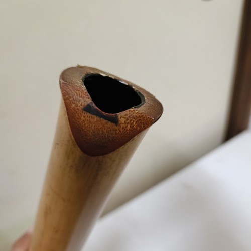 JAPANESE ANTIQE SHAKUHACHI BAMBOO FLUTE SIGNACHURE - Picture 10 of 15