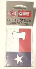 Texas Flag Credit Card Style Bottle Opener Team Promark