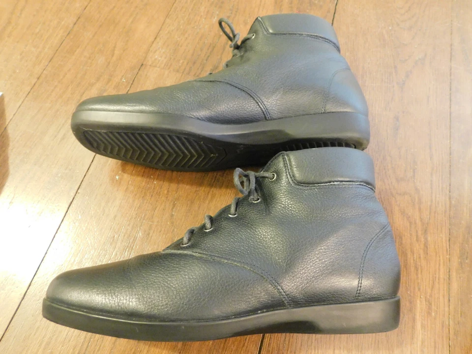 Botines Rod Hommerson de cuero con cordones tobillo alto negros estilo combate 7,5 bonitos Foto 4 de 4