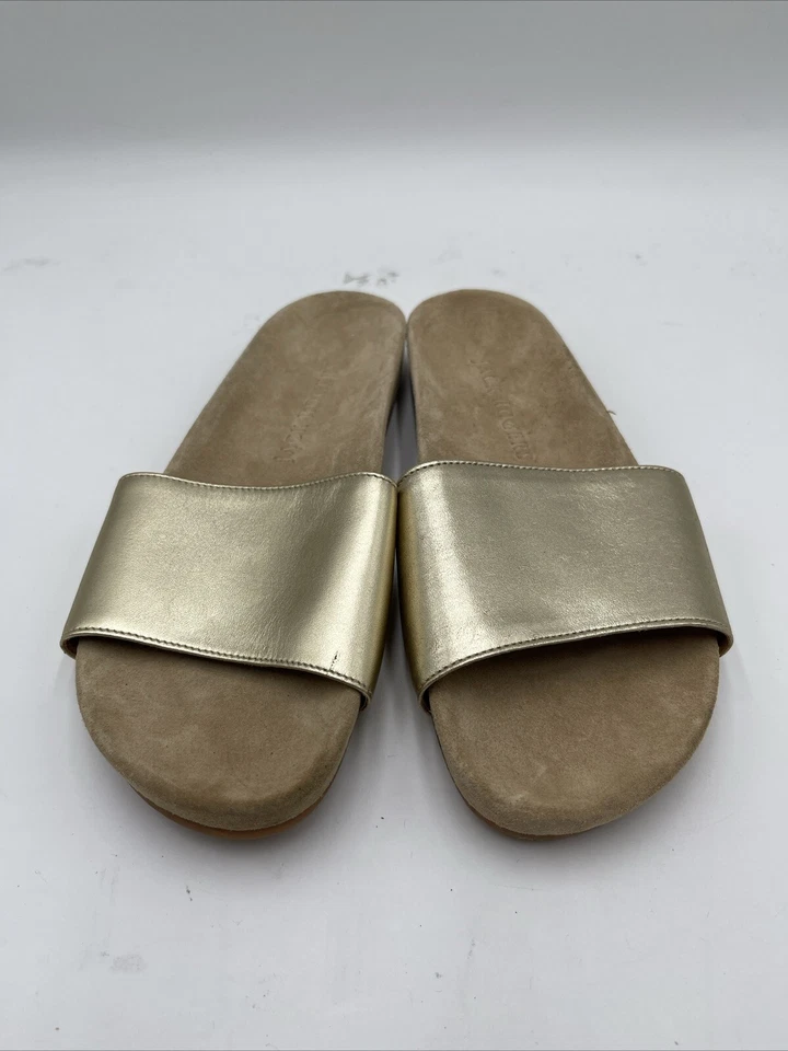Women’s Jack Rogers Sabrina Slide Sandals Comfort Gold Size 7.5M - Image 2 of 4