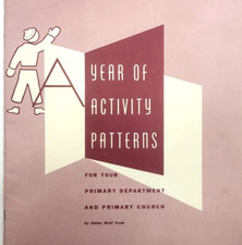 1956 Year of Activity Pattern Book Bible School / Primary Church K11