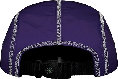 Supreme Reflective Stitch Camp Cap Purple SS23 Waterproof Compass