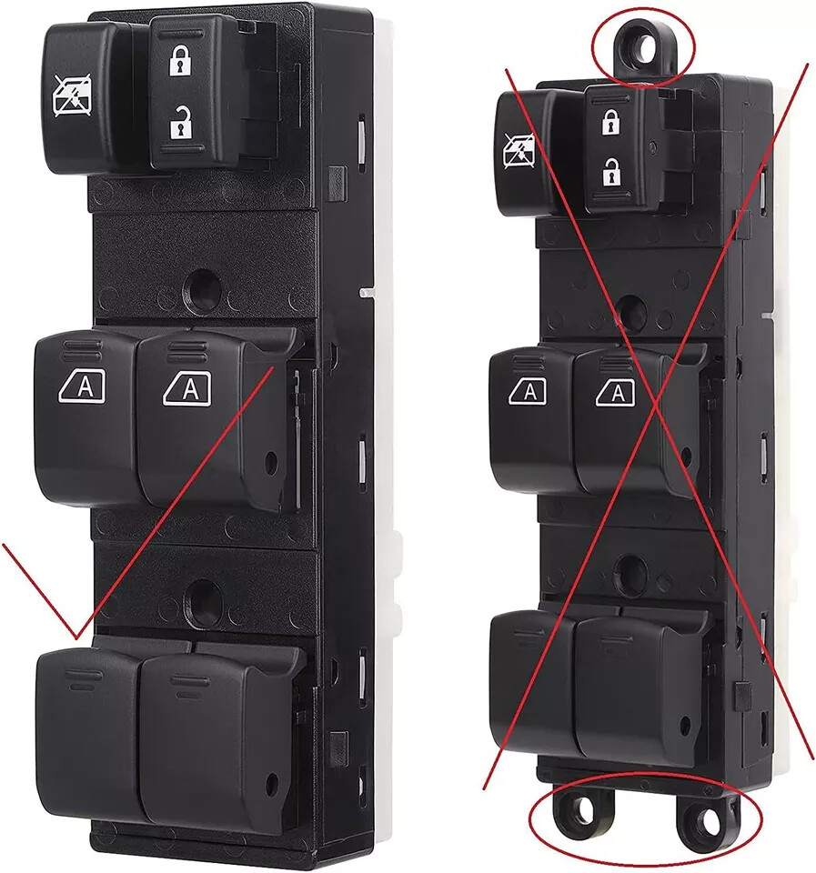 Nissan Altima Power Window Switch Master Power Window Switch For 2007-2012 Nissan Altima Sedan (4-Door) - Driver Side 2012 Nissan Sentra Window Switch - Foto 4