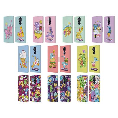 OFFICIAL CARE BEARS SWEET AND SAVORY LEATHER BOOK WALLET CASE FOR NOKIA PHONES