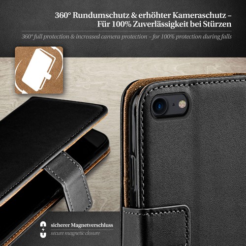 Hülle für Apple iPhone 8 / iPhone 7 Schutzhülle Book Case Flip Etui Handy Tasche - 第 4/18 張圖片