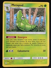METAPOD 3/214 in Italiano POKEMON SOLE LUNA Legami Inossidabili