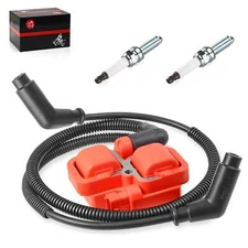 Ignition coil & Spark plug w/Wire Cap for Can-Am Maverick Max 1000 1000R 2013-18