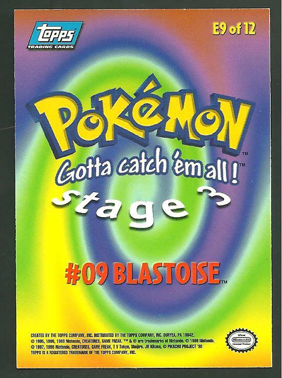 pokemon cards stage 3 Topps 1999 Pokemon Cards Stage 1-3 (FULL SET)