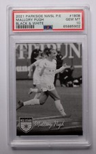 Mallory Pugh Swanson PSA 10 2021 Parkside NWSL Black & White Parallel #180B 
