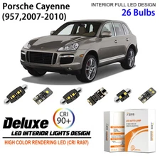 LED Interior Light Kit for Porsche Cayenne 957 White Dome Light Bulbs Error Free