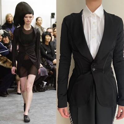 ジャケット・アウター AD2004 JUNYA WATANABE COMME des GARCONS Junya Watanabe Comme des garcons Black Stretch Jacket AD2004 | eBay