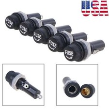 10PCS 6 30mm Glass Fuse Insurance Tube Socket For Insurance Panel Mount Holder