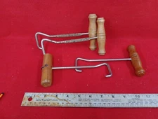 VTG Paris fashion shoes boot hook wooden handle Lot 4 Includes Free Shipping 