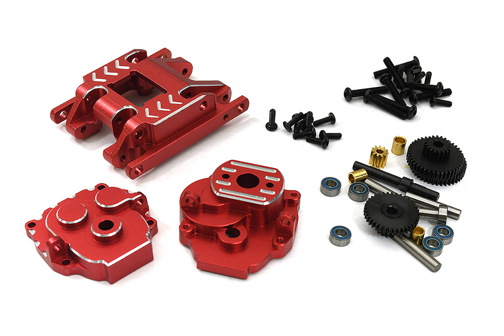 win　7本セット Complete Gearbox w/ Center Skid for Traxxas 1/18 TRX-4M