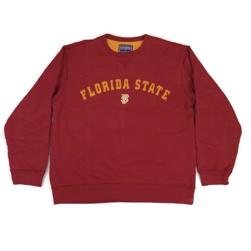 Champs Sports Florida State Sweatshirt Mens Size Large Pullover Long Sleeve Red