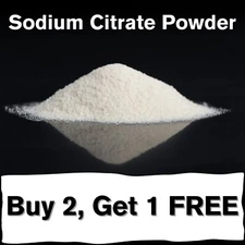Sodium Citrate Powder  WHOLESALE Food Grade - for Cooking, Cheese Making Raw