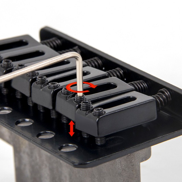 Set Black Metal Electric Guitar Tremolo Bridge Bar for Fender Strat Stratocaster for sale online