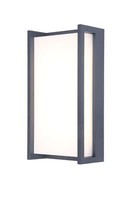 Lutec 5193001118 Led AußEn-Wandleuchte Qubo 22Cm Anthrazit 18W 1100Lm 3000K IP54