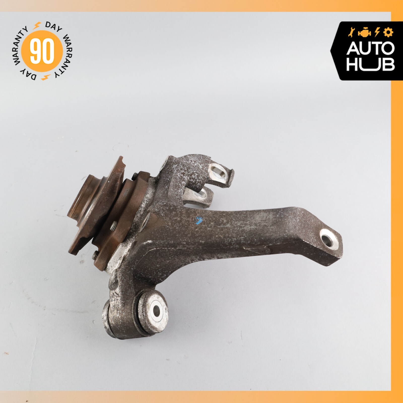 03-13 Bentley Continental Flying Spur Rear Left Side Spindle Knuckle Hub OEM 58k