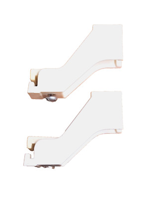 2 Harrison Drape Supertracks Curtain Track Brackets Vintage Rail ...