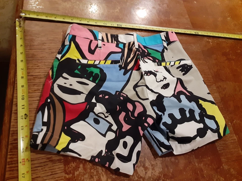 Pantalones Cortos Ruleta Rusa Arte Gráfico Mujer Talla Pequeña - Ver Fotos #S108 Foto 3 de 3