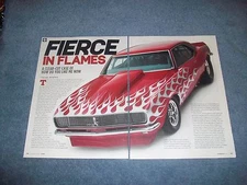 1968 Chevy Camaro RS Custom Pro Street Article "Fierce in Flames"