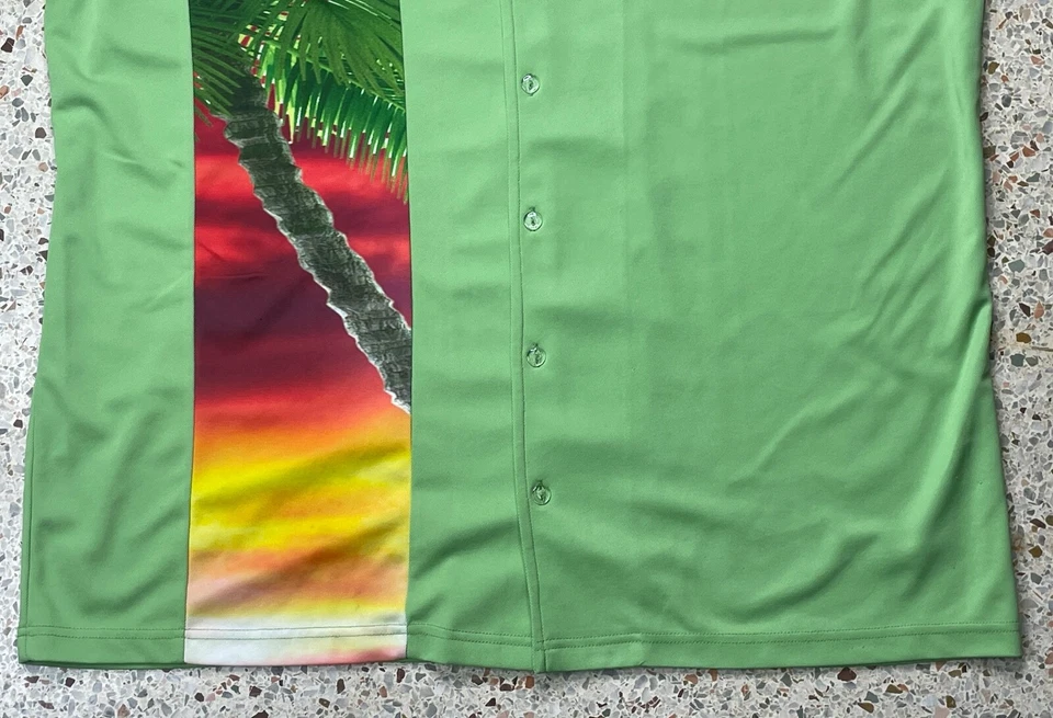 Camisa de manga corta con botones para hombre Margaritaville de Ericson Group talla XXL Foto 2 de 4