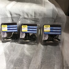 Shepherd Hardware 19101 Nail On Furniture Glides 1-1/4  Nickel Base LOT OF 3pkg