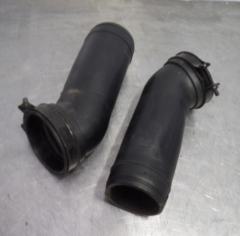 96-01 Kawasaki Ninja ZX11 air box rubber ram air duct (pair) 14073