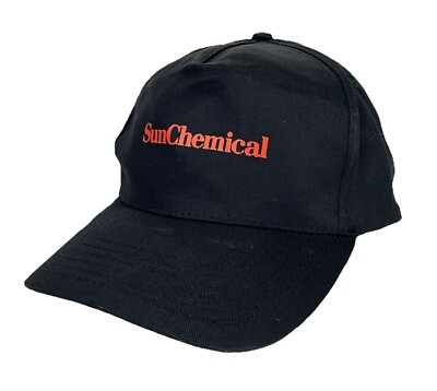 Sun Chemical Printing Ink Adhesive Coatings Ball Cap Adjustable Black