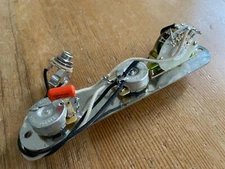 4 Way Fender Telecaster Wiring Treble Bleed 250k CTS Pot .022 Orange Switchcraft