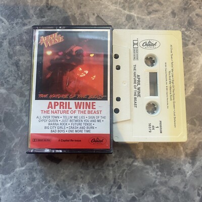 April Wine The Nature of The Beast RARE Cassette Tape US Import