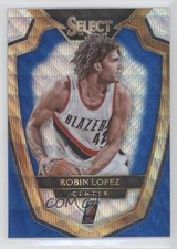 2014-15 Panini Select Premier Level Blue & Silver Prizm Robin Lopez #127 1md