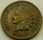 US 1888 Indian Head Cent **