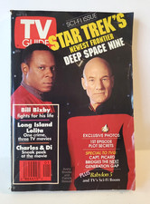 TV Guide Star Trek Deep Space Nine Sci-Fi Issue 1993 Jan 2-8 STNG DSN Charlotte
