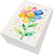 120 Sheets Watercolour Paper Bulk,140 Lb/300 GSM Cold Press Thick Water Colour P