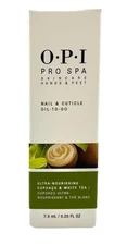 OPI Pro Spa Nail & Cuticle Oil To Go 0.25 oz/ 7.5ml - 100% AUTHENTIC -PACK OF 2