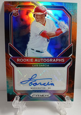 2021 Prizm Baseball Luis Garcia Cosmic Haze Autograph 🌟20/50🌟