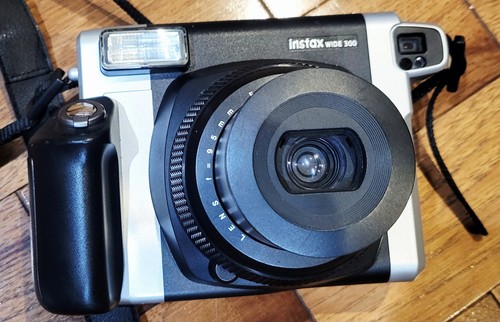 TESTED & WORKING! Fujifilm Instax Wide 300 Instant Film Camera - Black/Silver - Picture 2 of 10