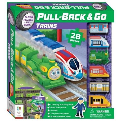 Hinkler Pty Ltd Pull Back & Go: Trains (Mixed Media Product) Trains (UK IMPORT)