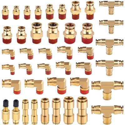 Easy Install Brass DOT Push Lock Fittings
