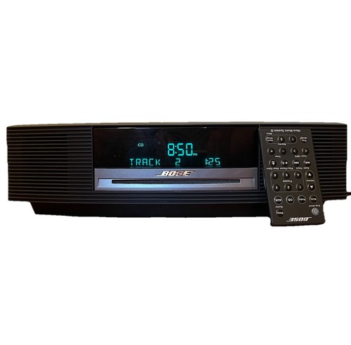 Bose Wave Music System AM-FM CD Player Clock Radio With Remote Tested ...