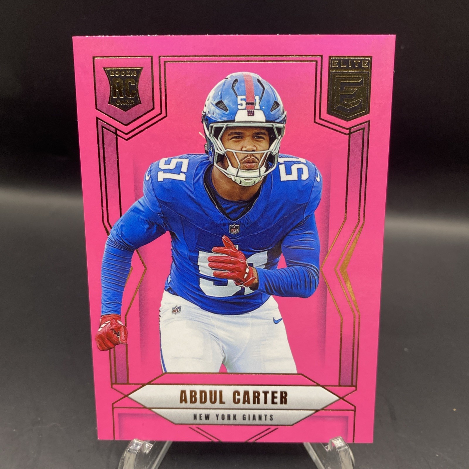 2025 Panini Donruss Elite - Rookies Abdul Carter #111 Pink Ink (RC)