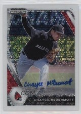 2021 Panini Prizm Draft Picks White Donut Circle /50 Chayce McDermott Auto lz7